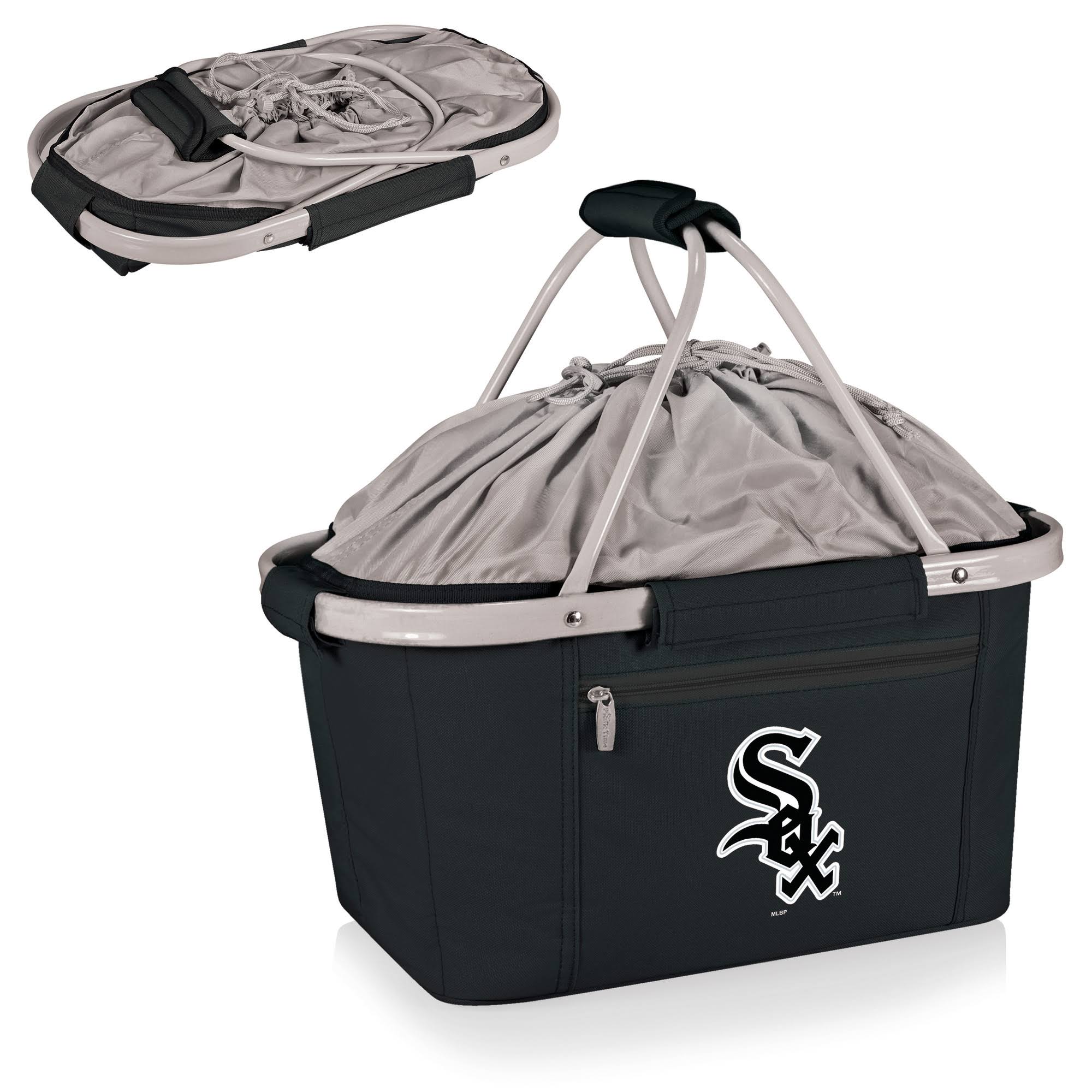 Black Chicago White Sox Metro Basket Collapsible Tote