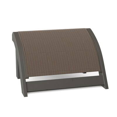Adirondack Ottoman Telescope Casual Finish: Textured Snow, Fabric: Tweed
