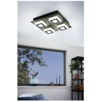 Eglo 99364A Masiano 1 LED 11 inch Black Flush Mount/Wall Sconce Ceiling Light