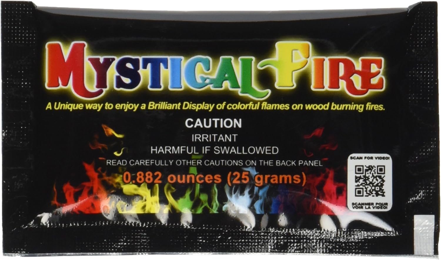 Mystical Fire PLUS Campfire Fireplace Colorant Packets (50 pack, Mystical Fire Plus)