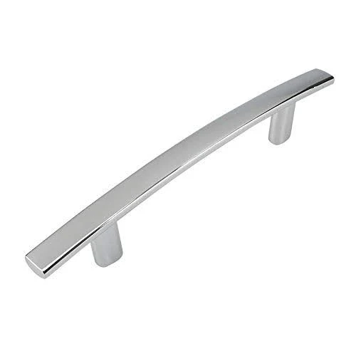 Cosmas 2363-4ch Polished Chrome Subtle Arch Cabinet Hardware Handle Pull - 4x22 Hole Centers - 25 Pack