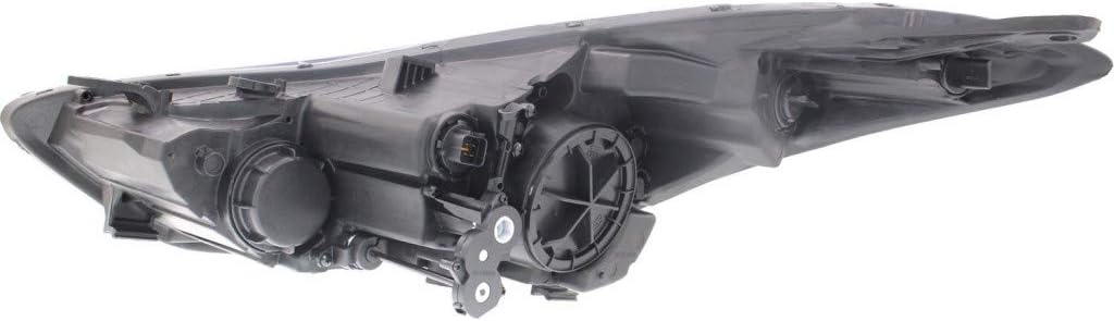 CarLights360: Fits Hyundai Elantra Headlight 2011 2012 2013 Pair Driver and Passenger Side Black Housing CAPA Certified For HY2502161 | HY2503161