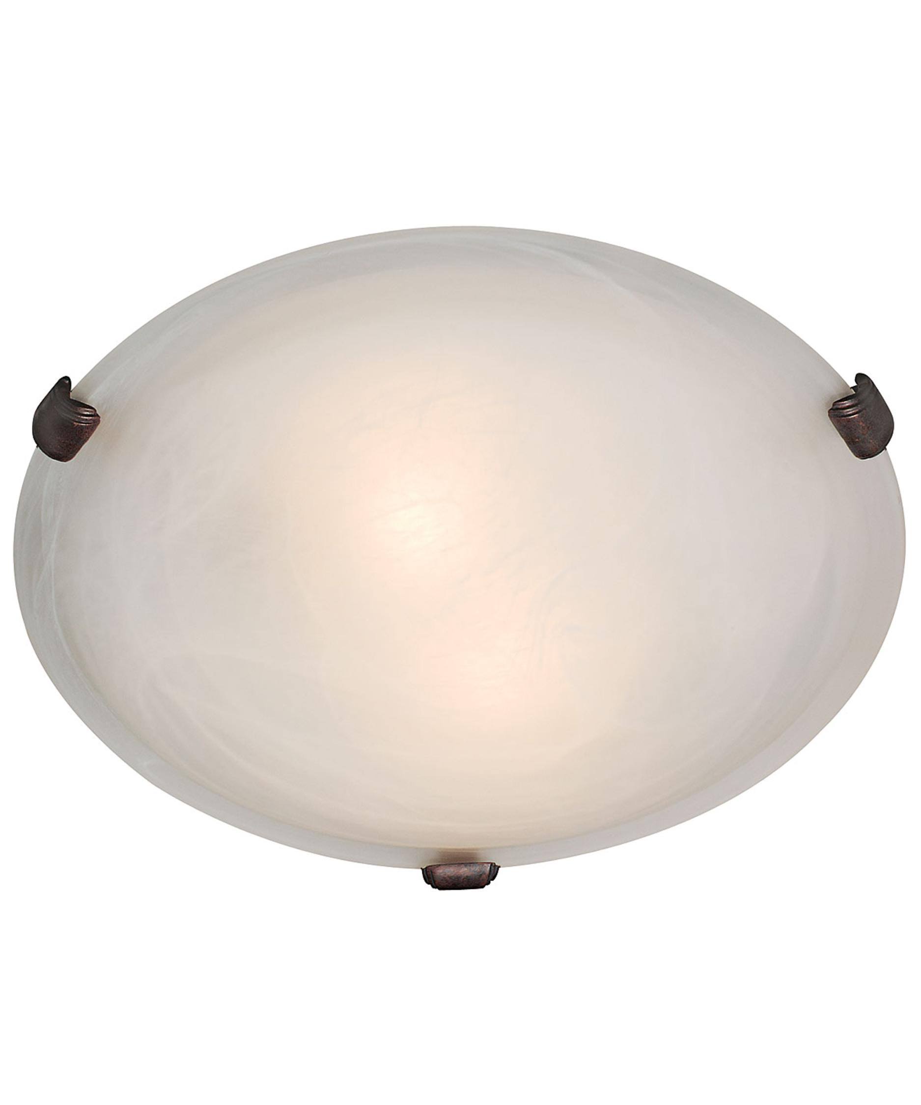 Access Lighting 23019-RU/ALB Mona Flush Mount Light, Rust