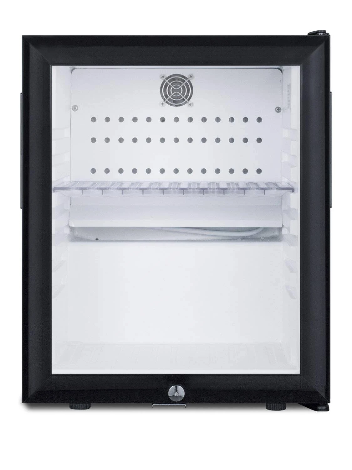 Summit MB13G 0.9 Cu ft Black Compact Minibar - Glass Door