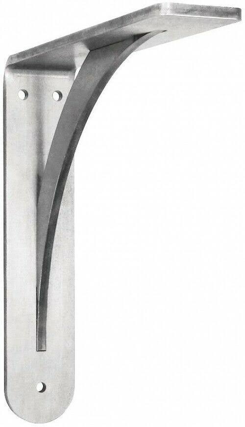 Federal Brace 30144 Brunswick Countertop Brackets, Stainless Steel - 14 x 14 inch