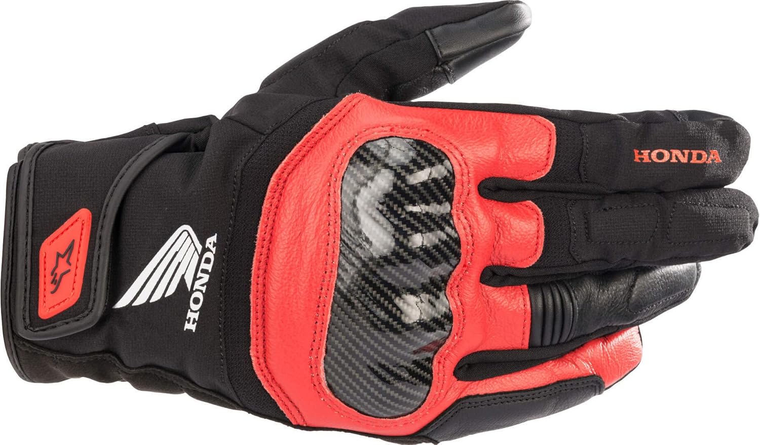 Alpinestars Honda SMX-Z Waterproof Gloves (Large) (Black/RED)