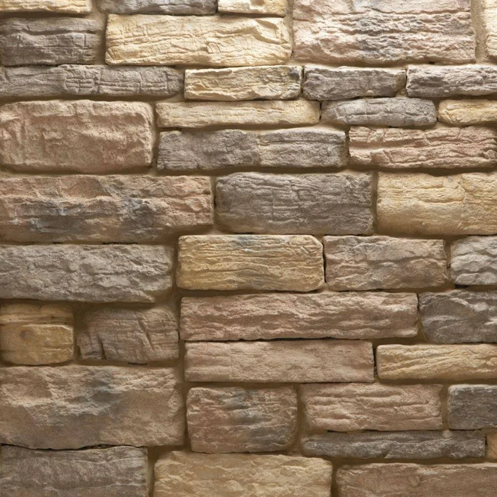 Veneerstone Weathered Edge Stone Monte Vista Flats 10 Sq. ft. Handy Pack Manufactured Stone, Grey
