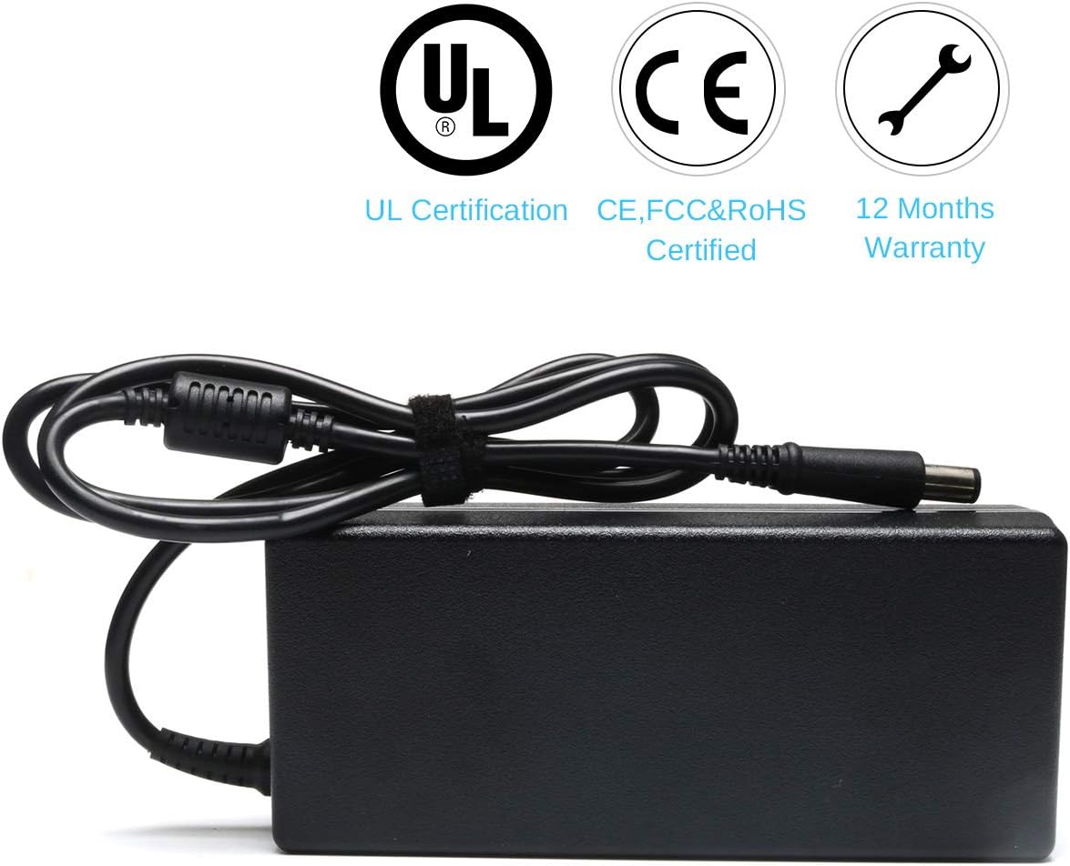 New 19V 7.1A 135W AC Adapter Laptop Charger Compatible with HP 391174-001 384023 481420-001 DC7800 DC7900 Compaq Elite 8000 8200 8300 Notebook [7.4mm5.0mm] Pack of 2