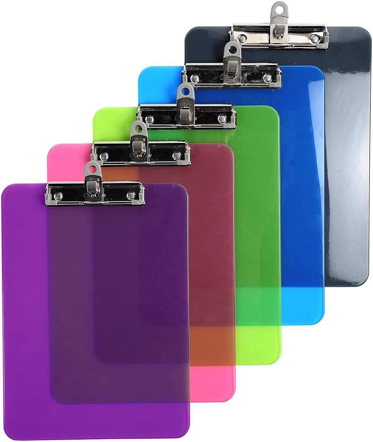 Iderama A4 Clipboard Assorted Pack of 10 12690E