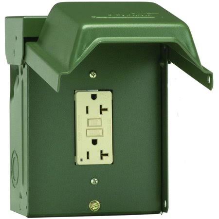GE Electrical U010010grp Power Outlet Backyd 1-Gfi Rec