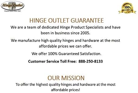 Hinge Outlet Double Acting Spring Hinge, Stainless Steel, 6 inch, 2 Pack