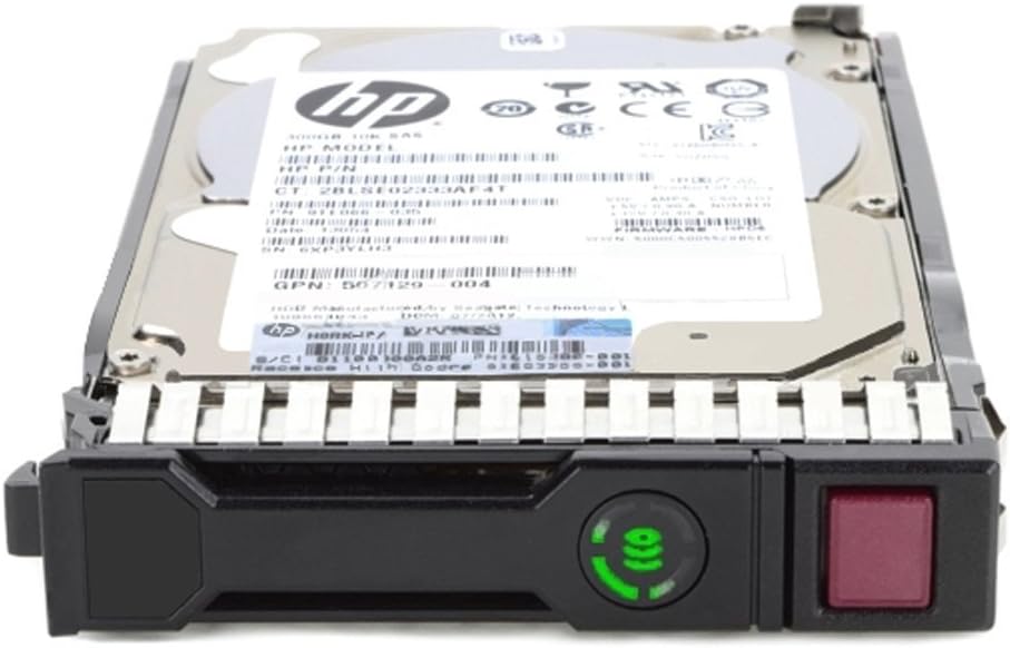 HP 600 GB 2.5-Inch Internal Hard Drive 600 SAS 16 MB Cache Internal Bare or OEM Drives 652583-B21 Pack of 2