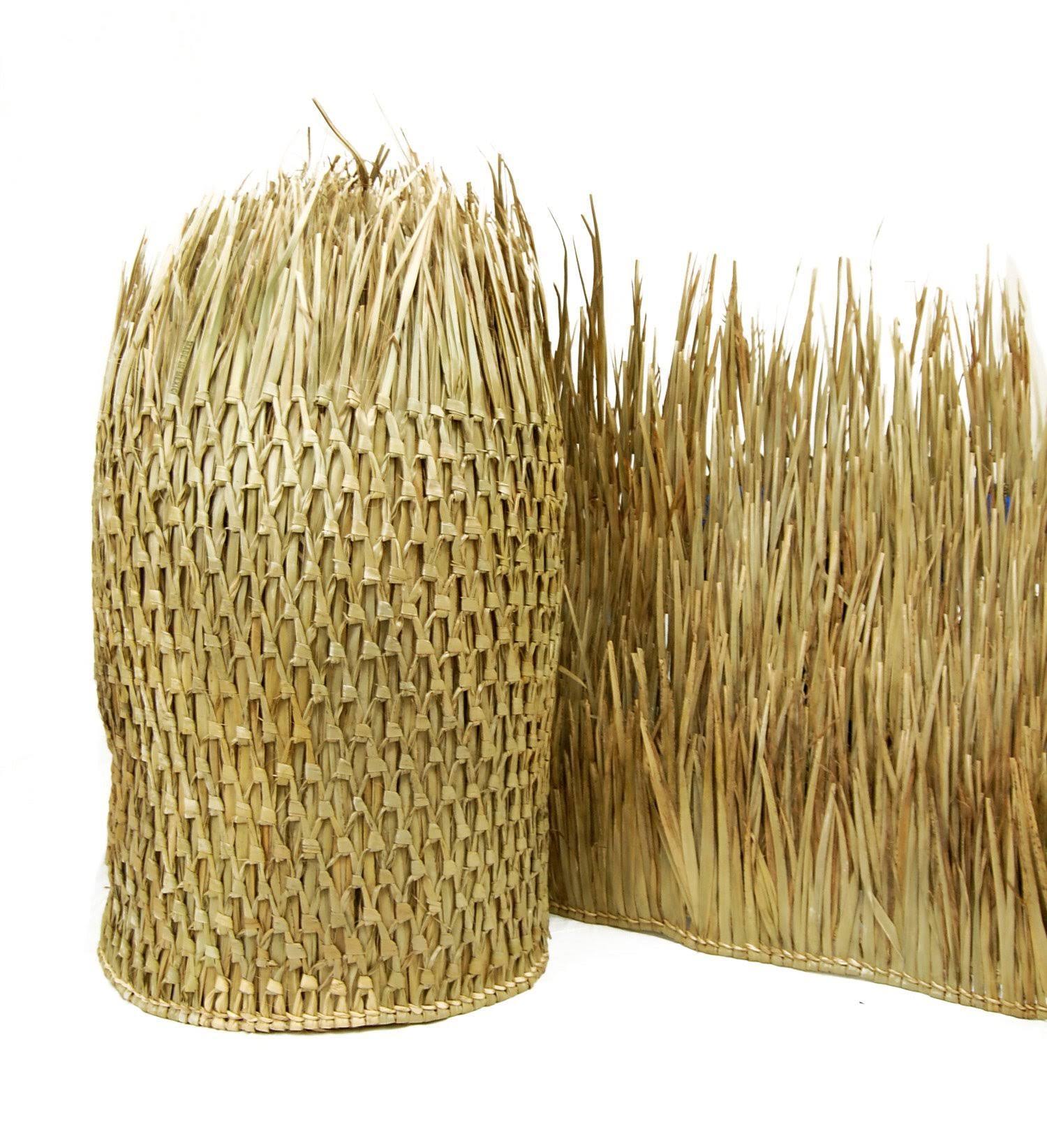 Backyard x Scapes 35 in. H x 60 ft. L Mexican Palm Thatch Runner