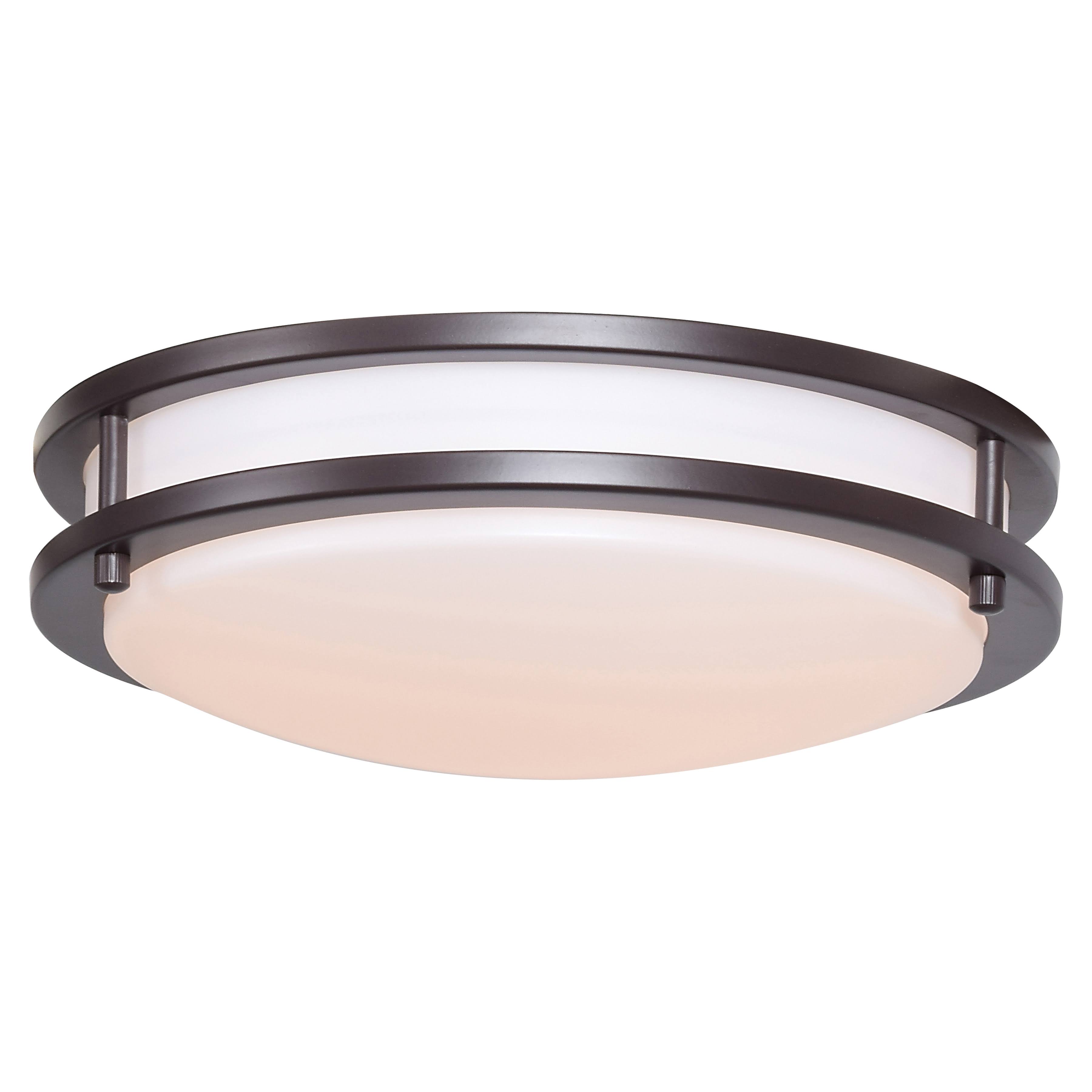 Access Lighting 20464LEDD-BRZ-ACR 12 in . Solero LED Bronze Flush Mount