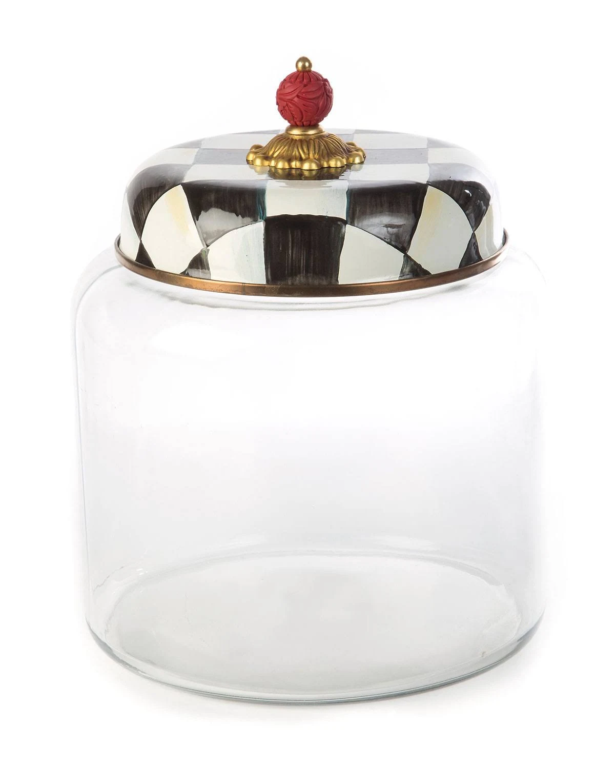 MacKenzie-Childs Courtly Check Storage Canister - Big
