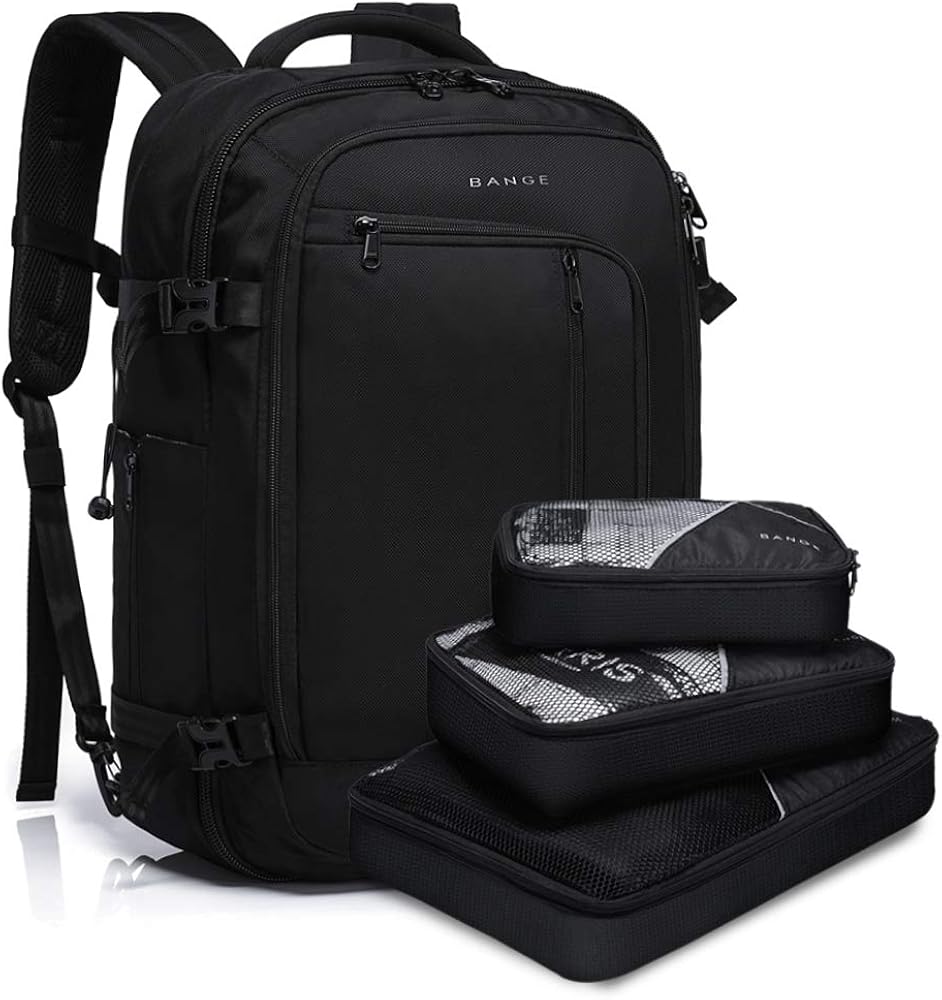 BANGE Travel Overnight Backpack,40-Liter FAA Flight Approved Weekender Bag Carry on Backpack