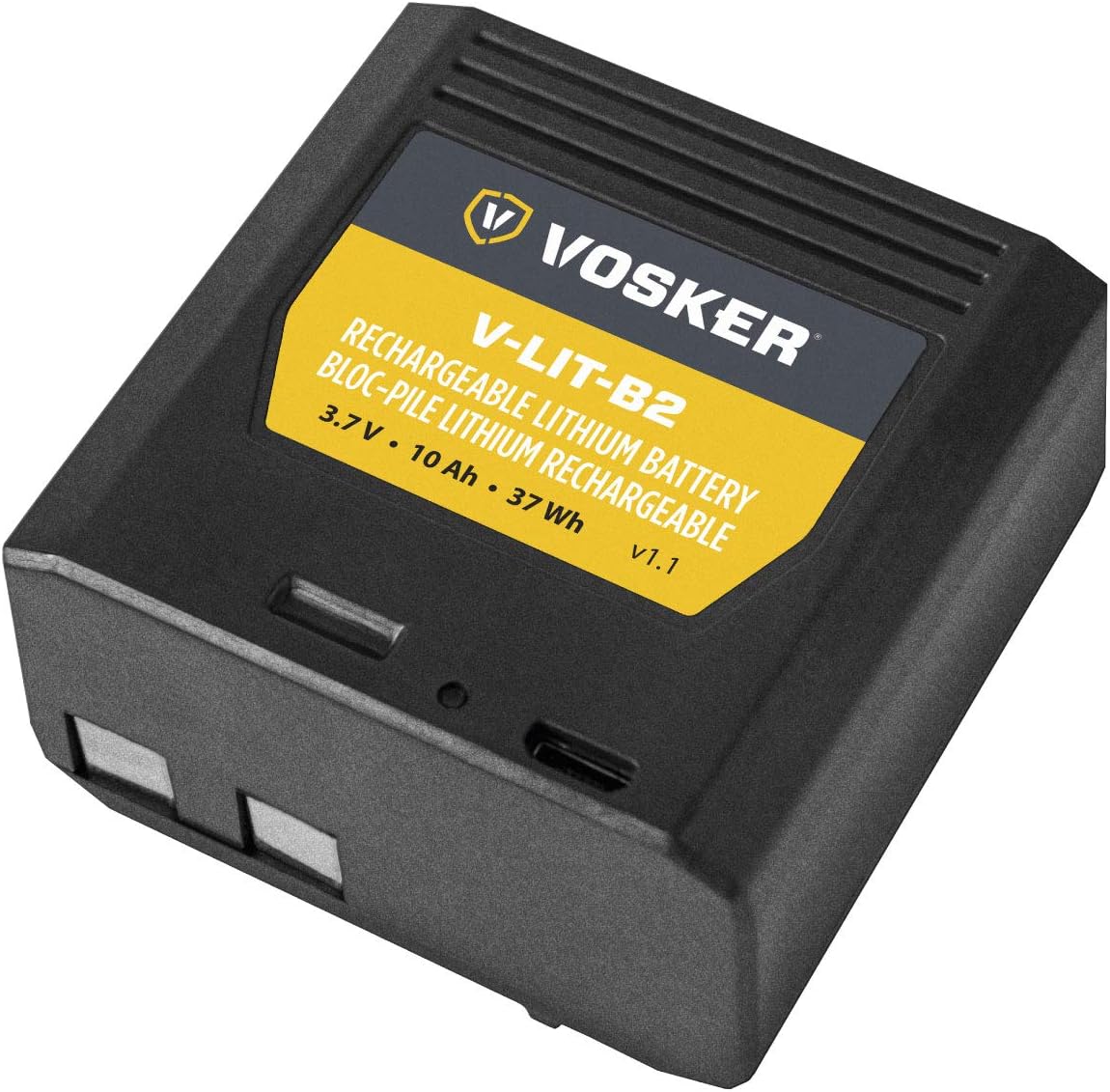VOSKER Extra Rechargeable Lithium Battery Pack for V150 Mobile Security Camera, Long Lasting Lithium Battery, Fast Charge 10 000mAh Capacity, Weather Resistant Pack of 2
