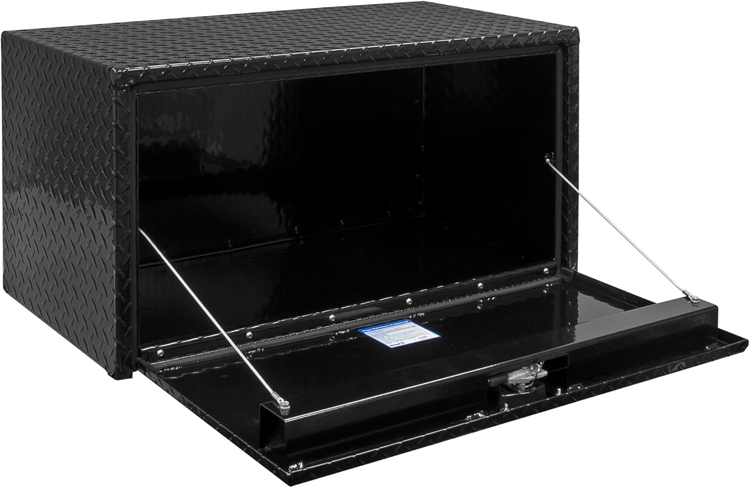 Buyers Products - 1725105 Underbody Truck toolbox, Black Diamond Tread Aluminum, 18 x 18 x 36 Inches