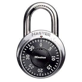 Master Lock NO. 1502 Combination Padlock 3/4x22 Shackle - Pkg Qty 5