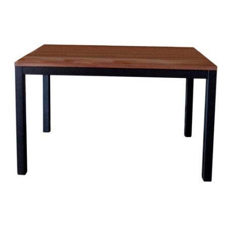 Elan Furniture Loft Dining Table Base Finish: Black, Top Finish: Walnut