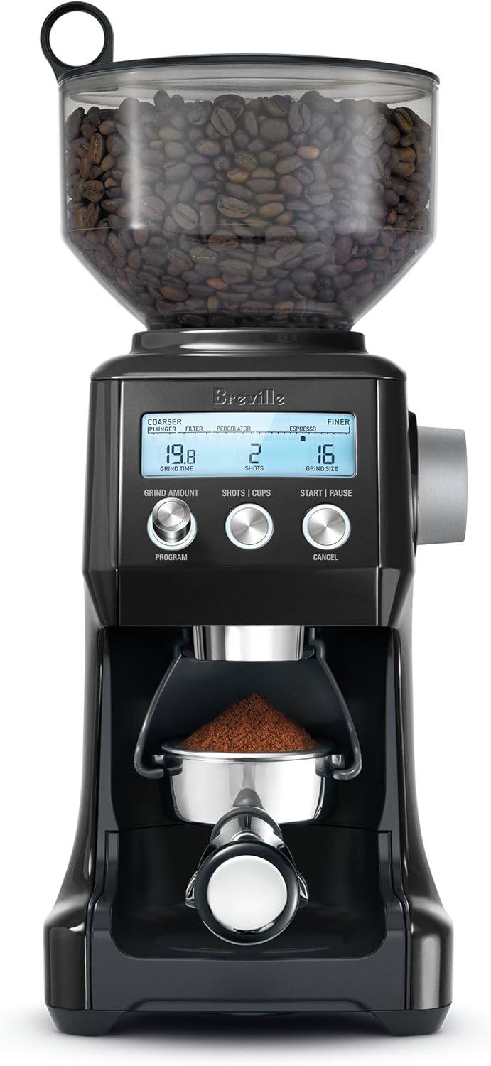 Breville BCG820BKSXL Smart Grinder Pro Coffee Bean Grinder, Black Sesame