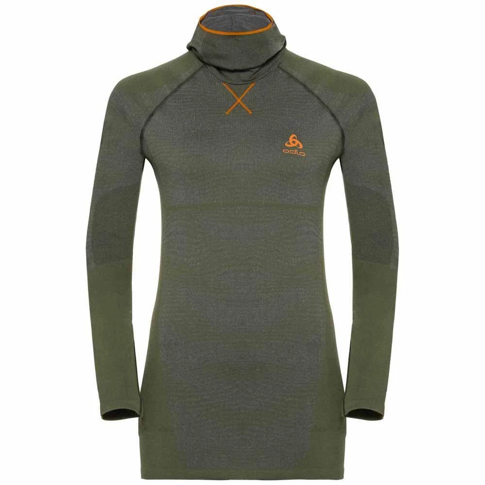 Odlo Facemask L / S Blackcomb Performance ( Climbing Ivy - Black -