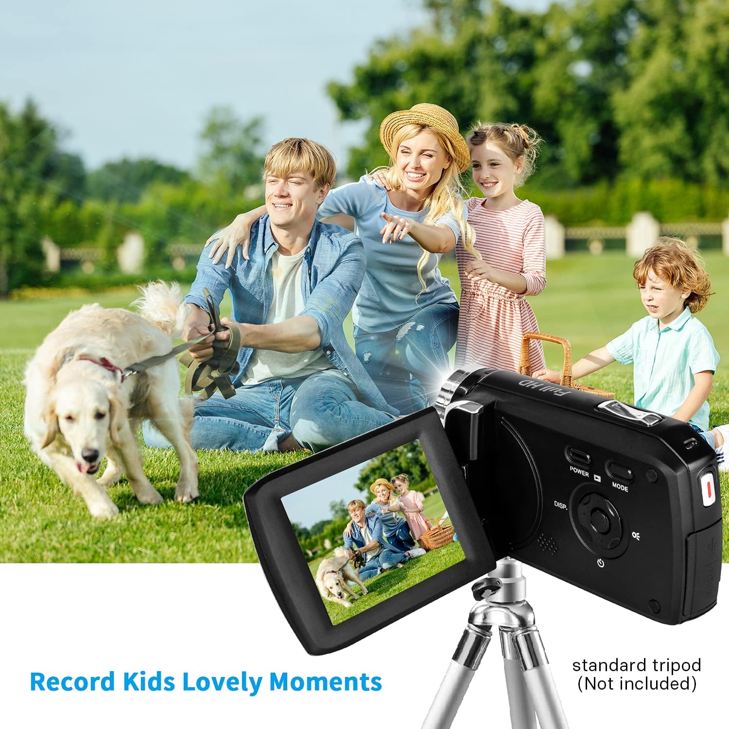 Video Camera Camcorder for Kids 1080P Full HD Digital Camera Recorder for YouTube 20FPS 36MP 2.8