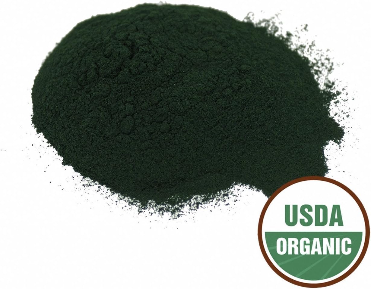 Starwest Botanicals Organic Spirulina Powder Bulk (1 Pound 2 Pack) Pack of 2