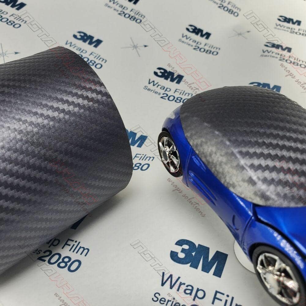 3M 1080 CF201 ANTHRACITE CARBON FIBER 5ft x 1ft (5 Sq/ft) Vinyl Flex Wrap