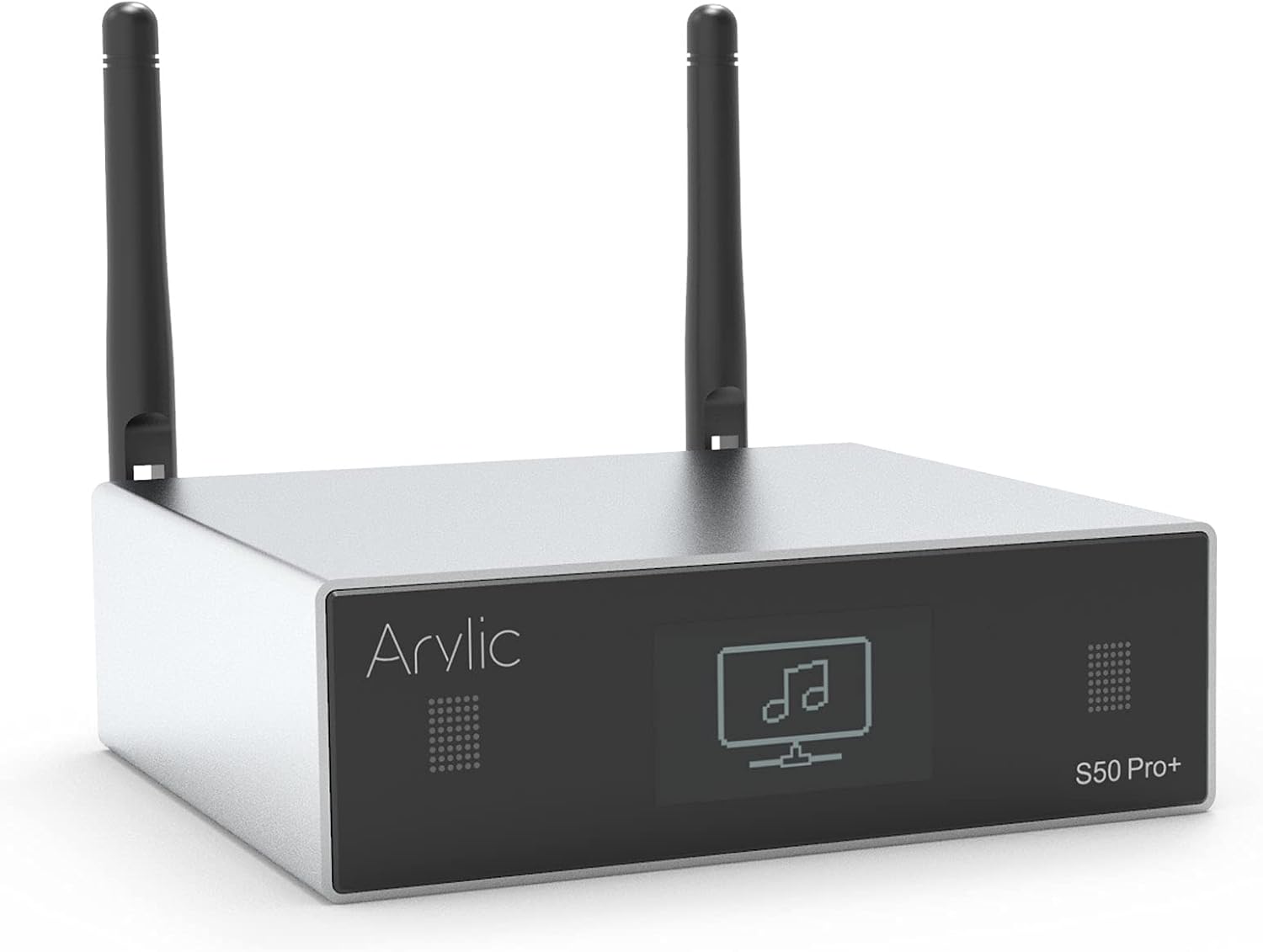 Arylic Up2stream S50 Pro+,WiFi & Bluetooth 5.0 Audio Receiver,aptX HD Preamplifier with ESS Sabre Dac AKM ADC Multiroom/multizone,Wireless WiFi Audio Receiver with Airplay,Spotify,Internet Radio