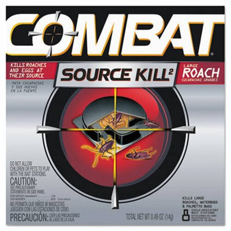 Combat Source Kill Large Roach Killing System Child-Resistant Disc 8 /box (DIA41913)
