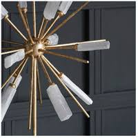 Au0026B Home 23-Inch Gold and White Florrie Accent