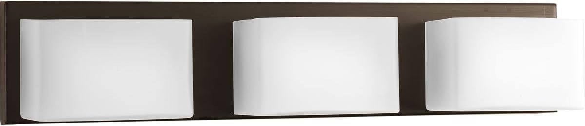 Progress Lighting P2144-1530K9 3-9W LED Bath Bracket, Polished Chrome