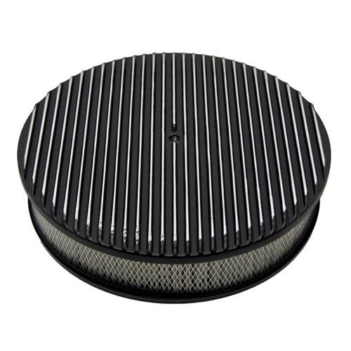 Summit Racing SUM-239050B: Summit Racing Finned Aluminum Air Cleaners