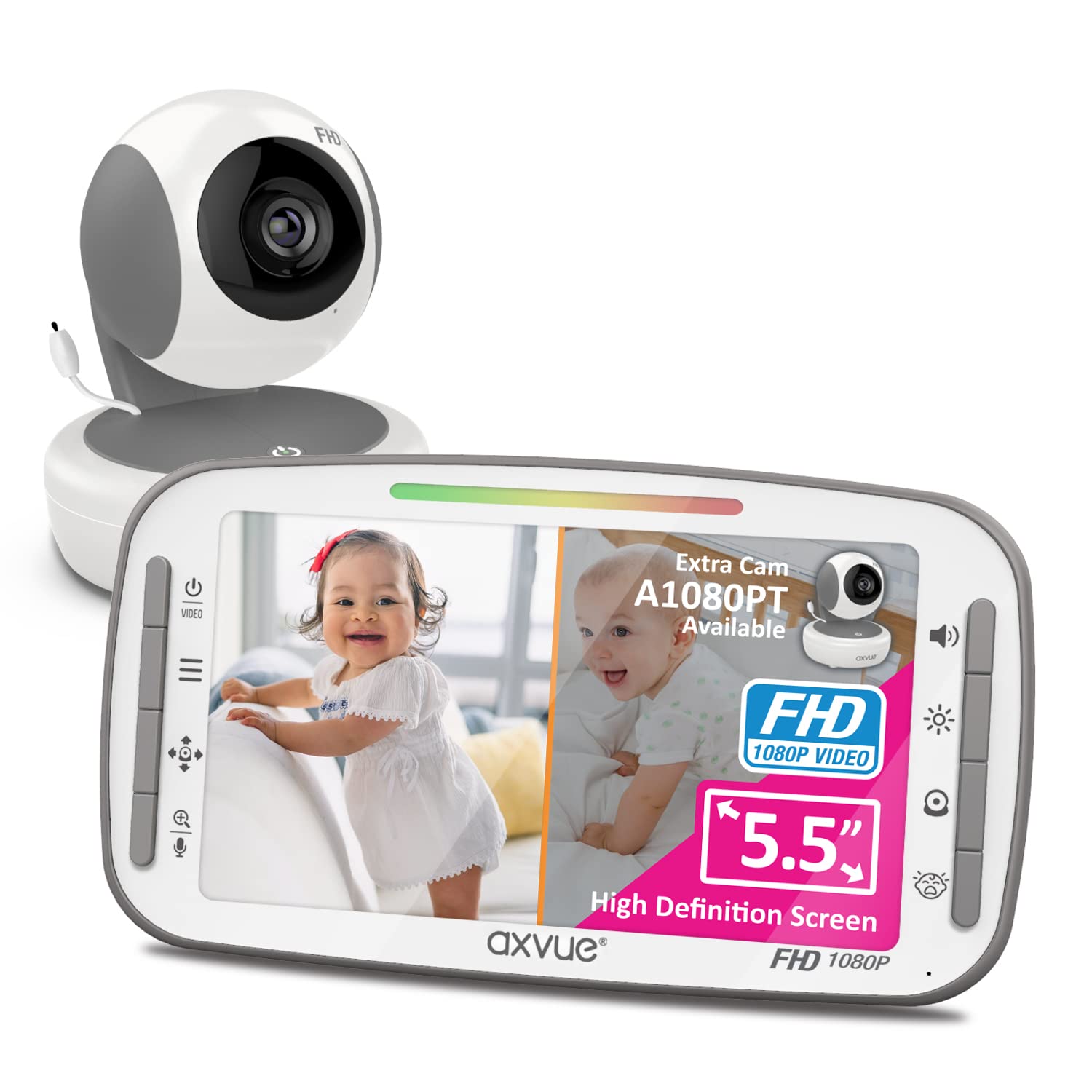 Video Baby Monitor, 1080P 5.5