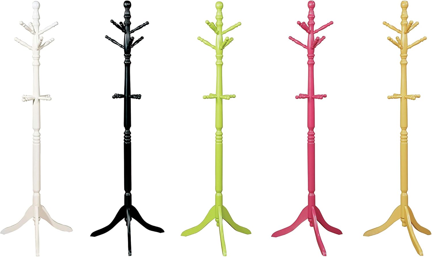 247SHOPATHOME Avela Kids Coat Rack, Green Pack of 2