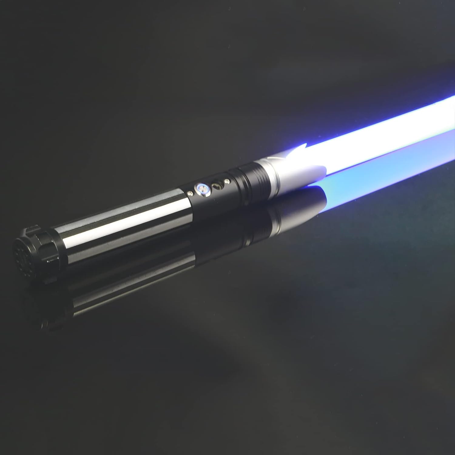 YQSABER Light up Saber, RGB Light up Swords with Metal Hilt, Support Heavy Dueling, 12 Color Changeable, 10 Sound Fonts, FOC Function Pack of 2