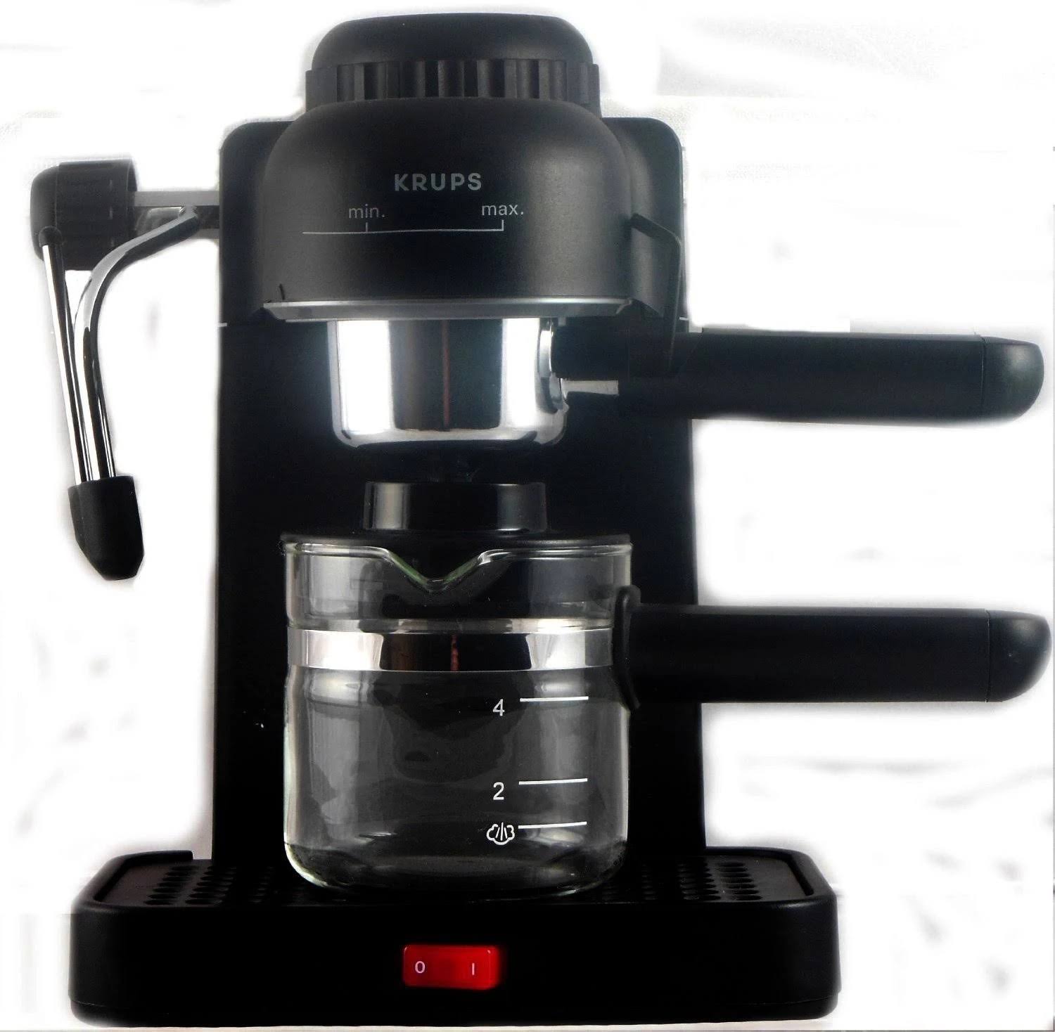 Krups Mini Espresso Cappuccino Maker Type 963 4 Cup Black