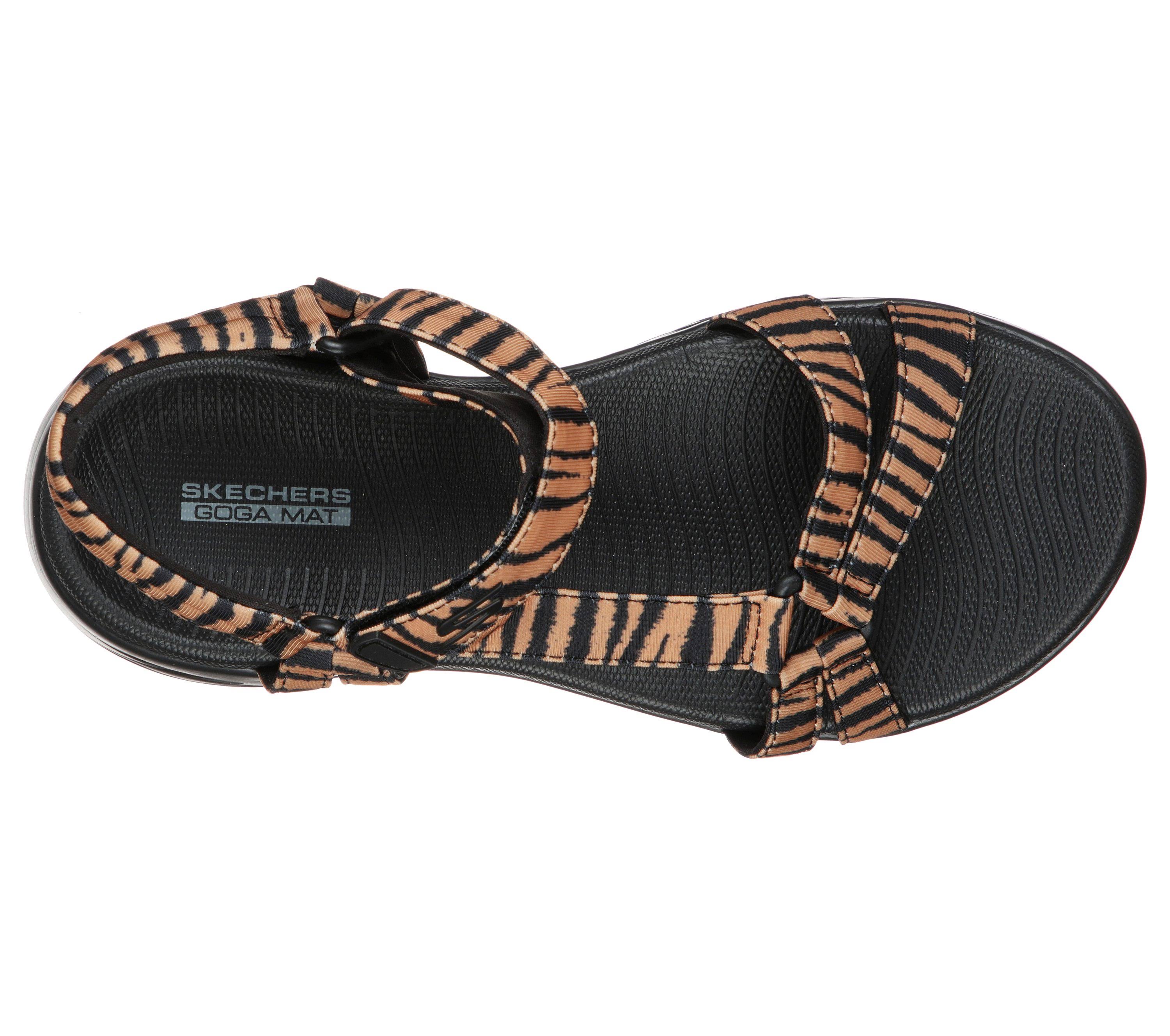 Skechers on The Go 600 - Safari Girl Black/Orange 5.0
