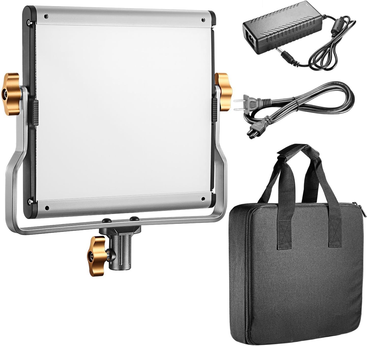Neewer 2 Packs Dimmable Bi-Color 480 LED Video Light and Stand Lighting Kit Includes: 3200-5600K CRI 96+ LED Panel with U Bracket, 75 inches Light Stand for YouTube Studio Photography, Video Shooting