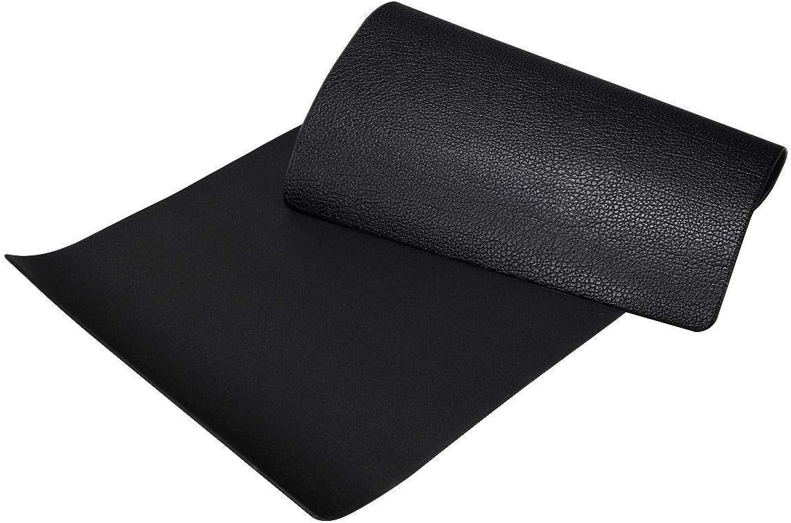 Goplus Thicken Treadmill Mat for Hardwood Floors High Density Waterproof PVC, Floor Protector Pad for Exercise Equipment for Home and Gym Use, Large Size Pack of 2