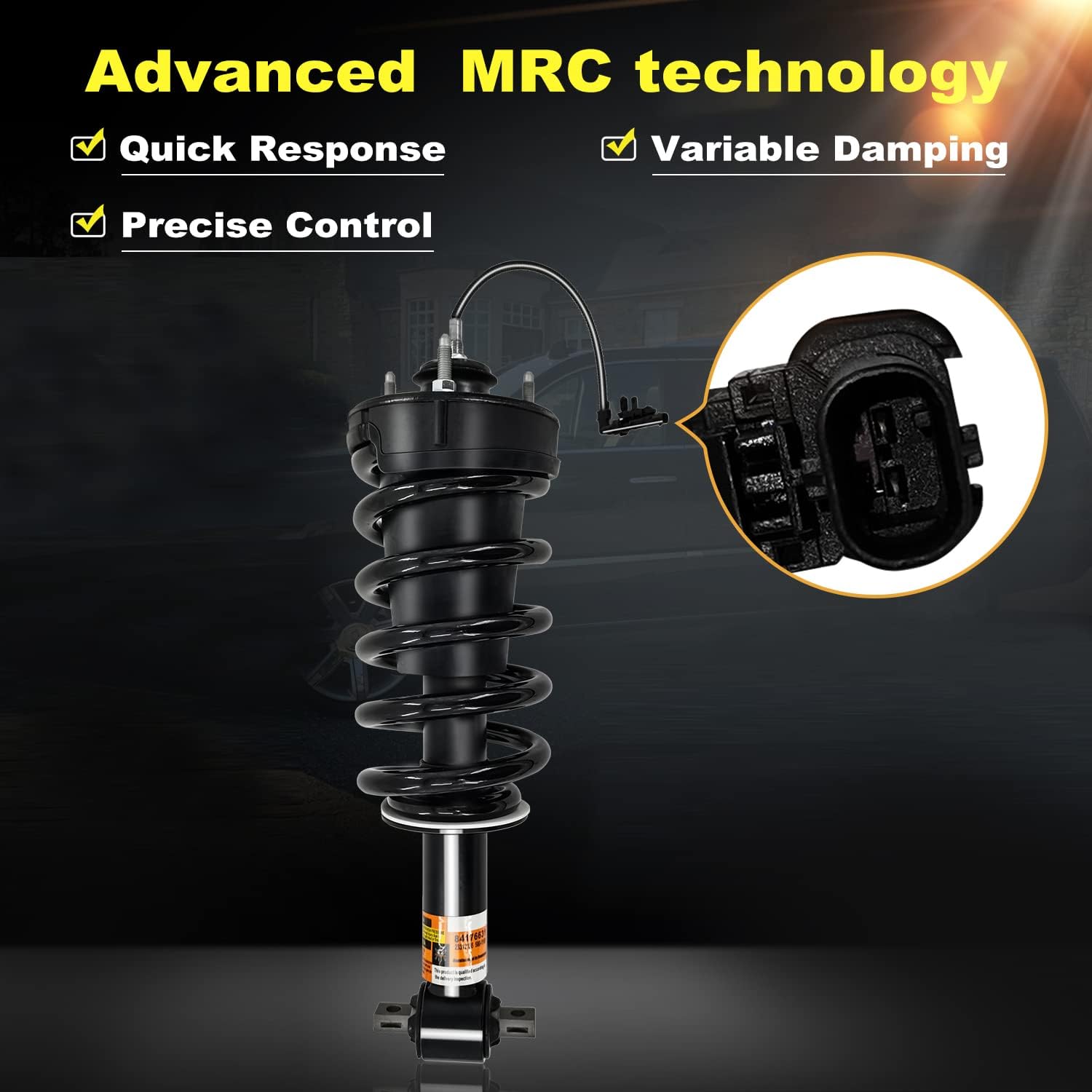 84176631 1Pcs Front Shock Assembly w/Magnetic Control for 2015-2020 Cadillac Escalade Tahoe Suburban GMC Sierra 1500 Yukon XL 580-1032, 580-1108