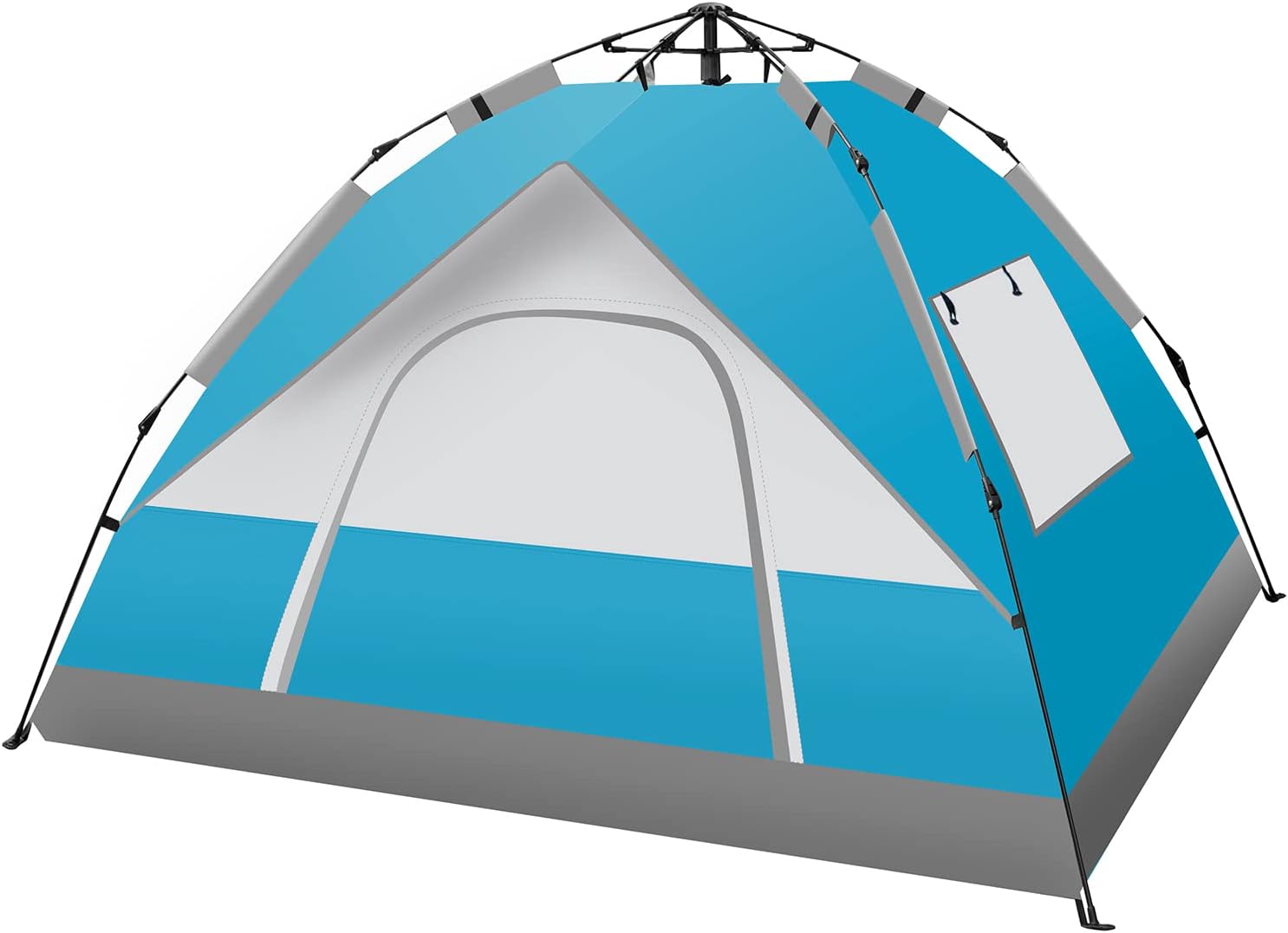 YMINA 4-5 Person Dome Tent for Camping Pop up Tents Family Hiking Tents Lightweight Waterproof Portable Backpacking Tent for Outdoor Camping Hiking with Carrying Bag