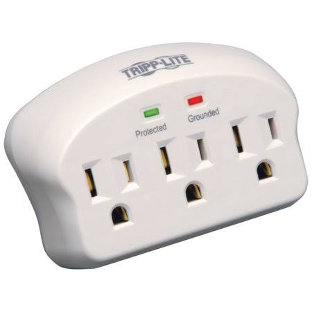 6 Pack Tripp Lite SK3-0 Direct Plug-In 3-Outlet Surge Protector