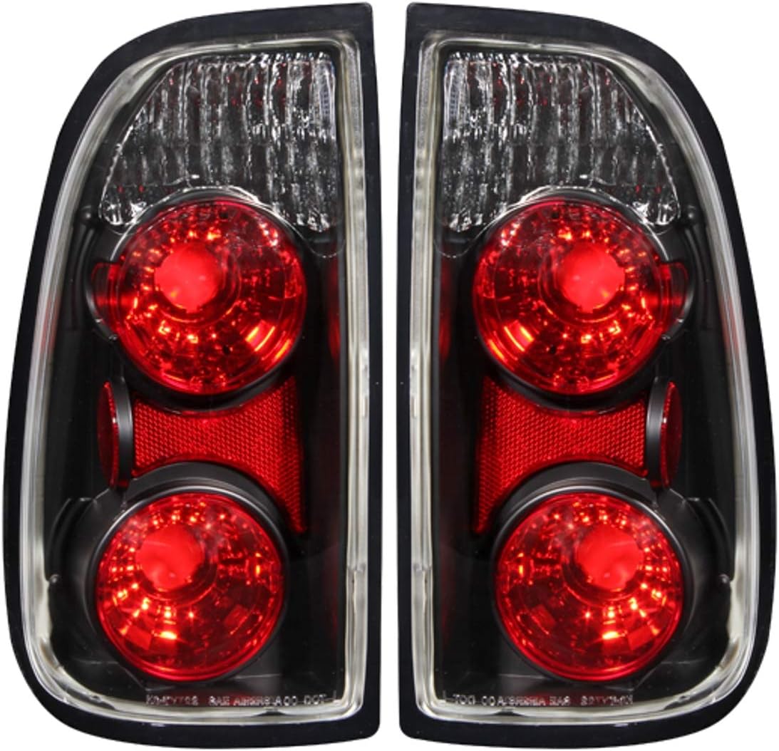 Anzo USA 211126 Toyota Tundra Black Tail Light Assembly - (Sold in Pairs)