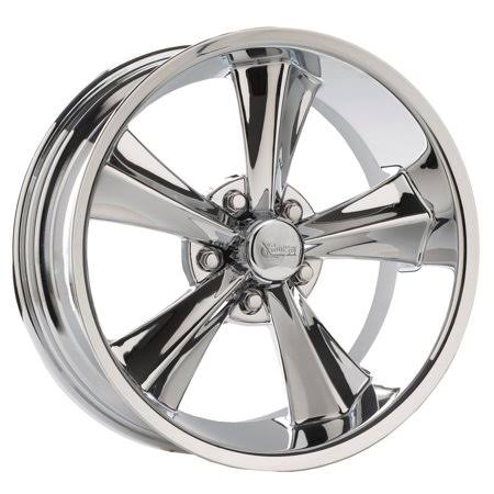 Rocket Racing R14-887347 Booster 18 x 8 Wheel, 5 x 5, 4-3/4 BS, Gray
