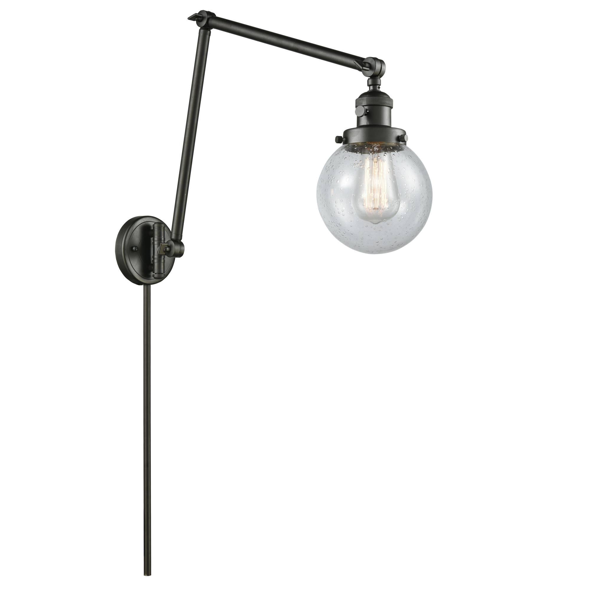Innovations 238-OB-G204-6 Oil Rubbed Bronze Beacon 1 Light Swing Arm