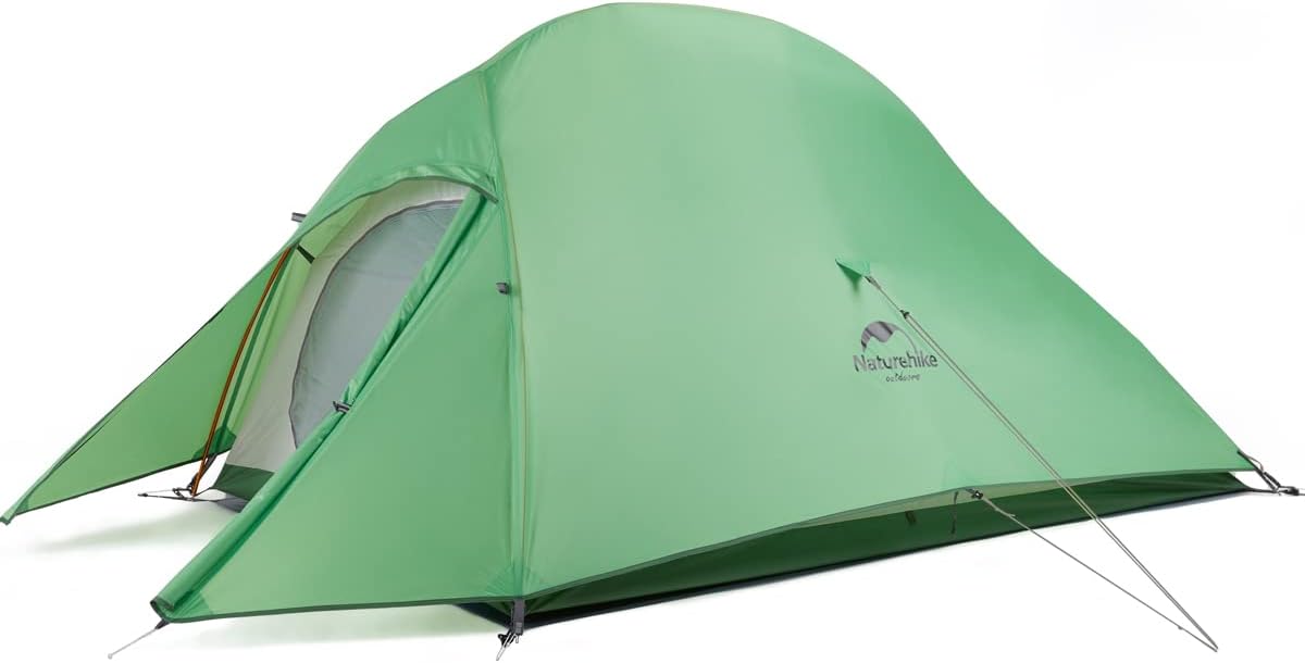 Naturehike Cloud-Up 2 Person Lightweight Backpacking Tent with Footprint - Free Standing Dome Camping Hiking Waterproof Backpack Tents