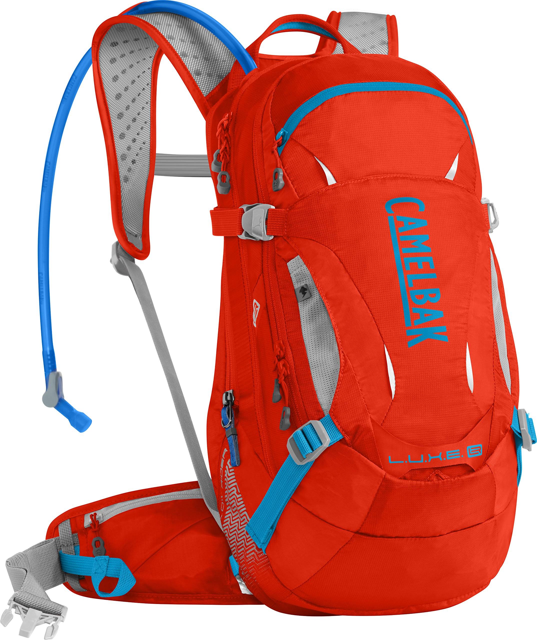 CamelBak - L.U.X.E. LR 14 Hydration Pack - Cherry Tomato Atomic Blue