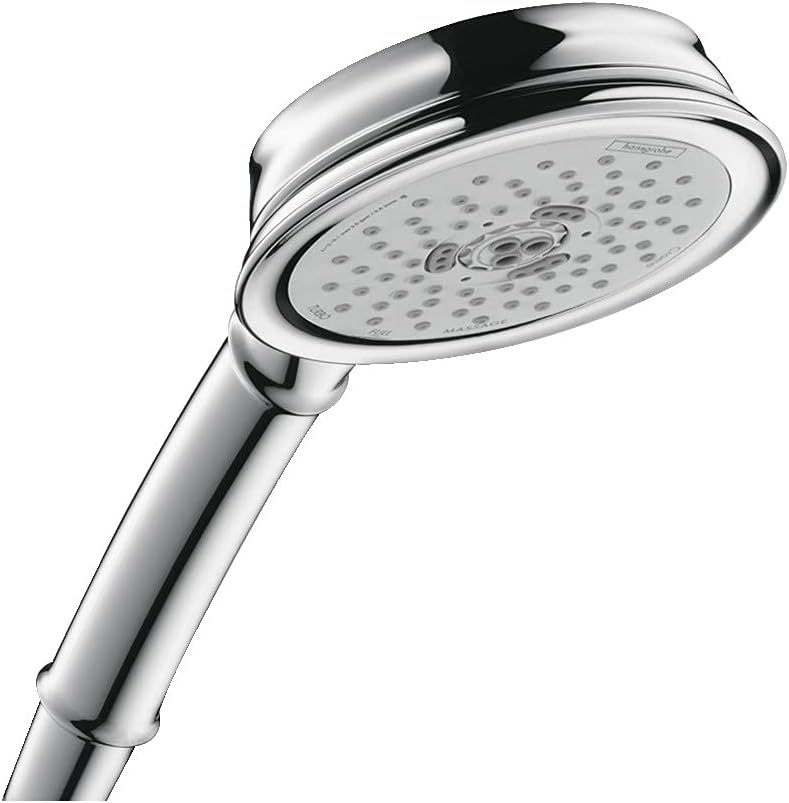 hansgrohe Croma 100 Classic 5-inch Handheld Shower Head Classic -Spray 04932000 Pack of 2